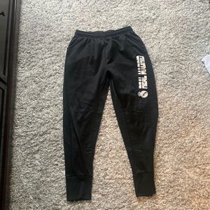 Men’s XL “Real Madrid” black jogger sweatpants